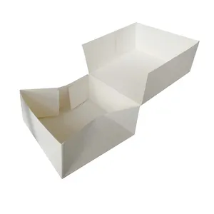 12 Inch White Card Paper Box For Cake