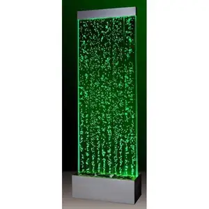 Bester Preis Beliebte moderne Dekoration Acryl LED Wasser blase Wand für Home Hotel