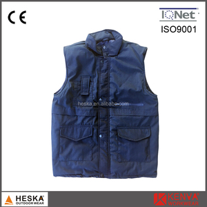 Ligero de invierno acolchado puffer acolchada de los hombres de invierno chaleco <span class=keywords><strong>sin</strong></span> mangas de trabajo - Product Image 1