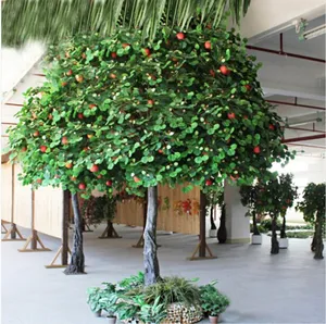 Nuovi Anni di frutta artificiale albero artificiale di apple bonsai albero per interni