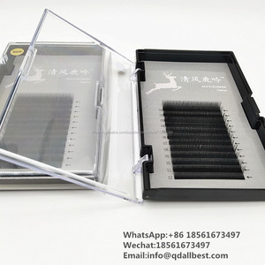 YY cils Marque Privée Semi Permanente Extensions Premade Volume Ventilateurs Faux Vison - Product Image 3