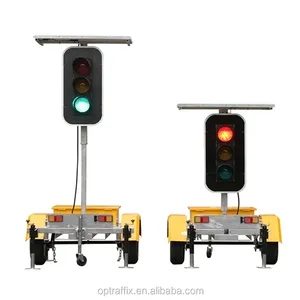 Controlador de tráfico G053102, luces LED solares de señal de tráfico urbano