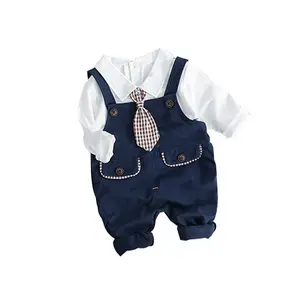 Hao Baby Kleidung Junge Frühling T-Shirt Kinder Bottom ing Shirt Frühling und Herbst Anzug Kid Hosenträger Hosen Anzug