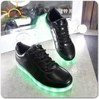 Nuevo diseño, diferentes luces led, zapatillas de deporte con luz led, para hombre y mujer