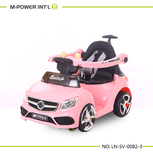 Rifornimento di fabbrica 6V 4 ruote auto elettrica per bambini/auto giocattolo per bambini con asta di spinta a mano - Product Image 2
