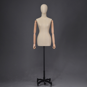 Maniquí de Sastre Femenino <span class=keywords><strong>con</strong></span> Brazo de Madera Articulado - Product Image 4