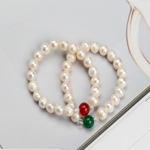2018 Fashionable Cultured Frehshwater Pearl Chain <strong>Bracelet</strong> Beads Jewelry with 9-10mm Shaped Pearl <strong>Stretch</strong> <strong>Bracelets</strong> - Product Image 3