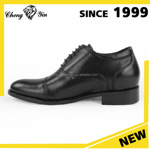 Meilleures ventes de haute qualité noir en cuir augmentation de bout rond hauteur cachée hommes <span class=keywords><strong>robe</strong></span> chaussures - Product Image 2