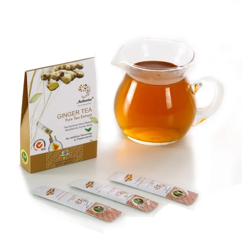 健康ジンジャーティー結晶化した純粋な緑茶エキスストレス解消に役立つ中国卸売