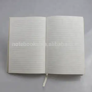 Notebook de papel fsc com borda dourada, caderno de papel de cobertura rígida impressa personalizada