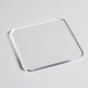 Tabletop Square or Round Plexiglass Cup Coaster