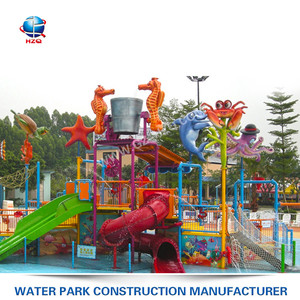 Al aire libre grandes salpicaduras dual toboganes Parque niños + proyectos Water Park para los niños - Product Image 2