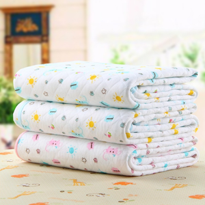 Tapis à <span class=keywords><strong>langer</strong></span> pliable en TPU pour bébés, 100% coton, haute Absorption, couche imperméable, <span class=keywords><strong>matelas</strong></span> à <span class=keywords><strong>langer</strong></span> - Product Image 2