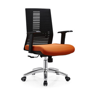 Office furniture white high back leather steering recliner with lumbar support - Product Image 5