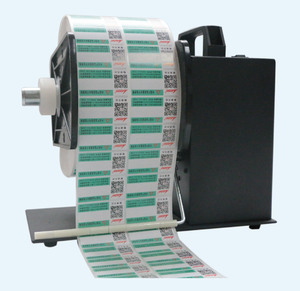 <strong>Automatic</strong> <strong>Label</strong> Rewinder for <strong>Barcode</strong> Printer in Stock - Product Image 1