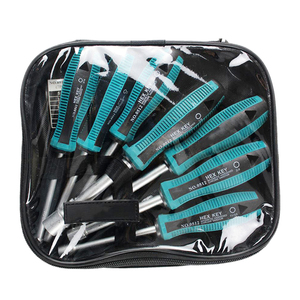 7pcs <span class=keywords><strong>8pcs</strong></span> 9PCS 10pcs Kit gói Hex Bolt Nut Allen ổ cắm tuốc nơ vít 3mm đến 14mm với túi vải dụng cụ cầm tay thiết lập - Product Image 6