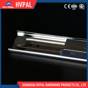 China fábrica de poca potencia canal telescópico diapositiva del cajón de diapositivas cojinete de bolas mesa lineal - Product Image 4