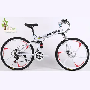 Chinês high-end 4 rolamentos de titânio bicicleta mtb bicicleta de montanha com disco de óleo groupset dobrável bicicleta de montanha 6 facas pneu