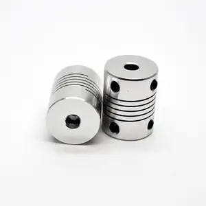 Dongheホット販売最高品質の止めネジカップリングアルミニウムモーターフレキシブルシャフトカップリング10mm/8mm
