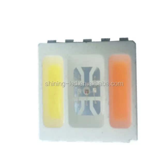 Strip Light Emitting Diode RGB + W + WW Multi色RGBWW LED Chip SMD 5050 RGB + CCT