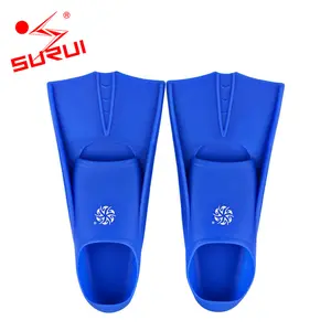 Snorkel Pinne Formato Breve Gli Uomini Delle Donne Bambini Open Tacco Regolabile per Lo Snorkeling Immersioni Per Adulti di Nuoto Pinne