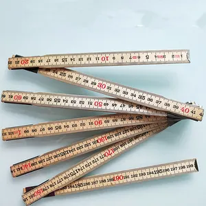 2m Folding Wooden Ruler Essential Tool For Measurements And Drawing