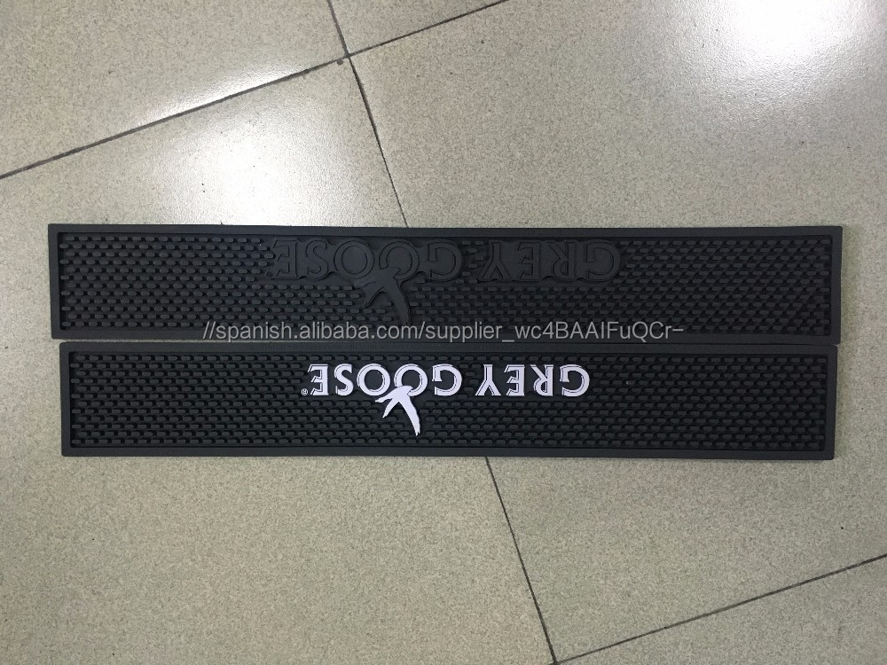 Materias Primas biodegradables Verde Suave PVC Espesar Estera De La Barra Personalizada