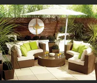 Taman Halaman Rotan Digunakan Royal Garden Outdoor Furniture
