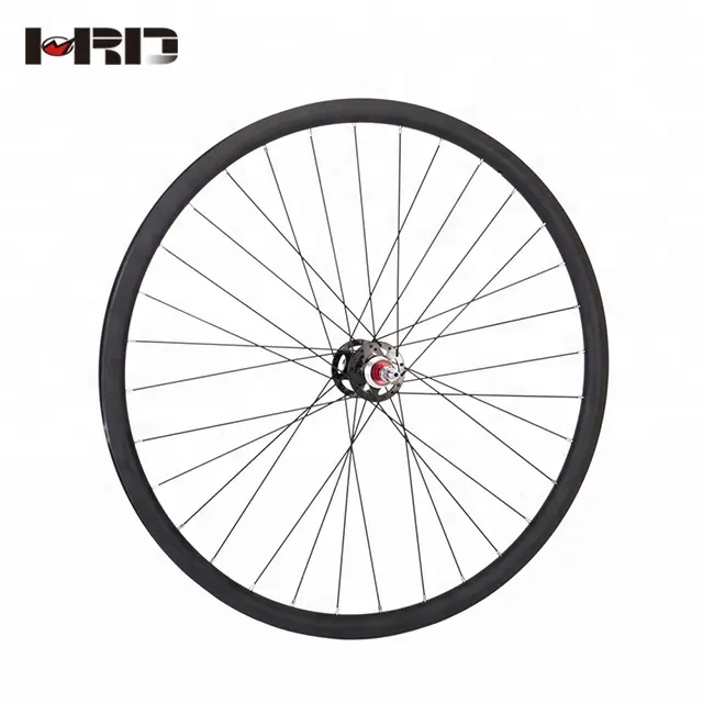 HRD002L OEM 24 אינץ אופניים גלגלים סגסוגת אלומיניום 32 h זוג גלגלי אופני הילוך קבוע