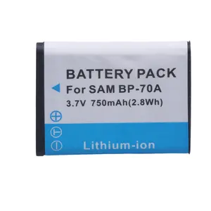 BP-70A EA-BP70A IA-BP70A BP70A IABP70A Batterie pour SAMSUNG AQ100, DV150F, ES65, ES67, ES70, ES71, ES73,ES74,ES75,ES80,MV800 ES90