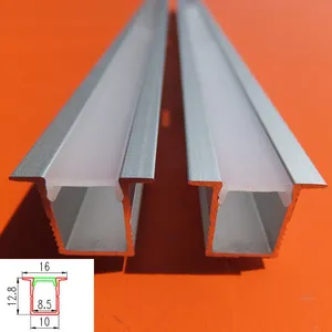 Profilo in alluminio per la tenda di alluminio di illuminazione a led profilo di alluminio profilo per flex faccia scatola di luce