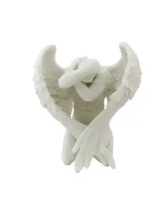 Polyresin Engel Beeldje Standbeeld Mannelijke Naakt Angel Sculptuur