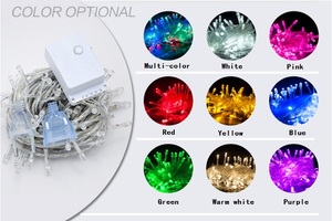 Catena Luminosa da 10M con 100 LED <span class=keywords><strong>per</strong></span> Matrimonio, Luci Fatate Natalizie da Esterno, Decorazione Scintillante <span class=keywords><strong>per</strong></span> <span class=keywords><strong>Albero</strong></span> <span class=keywords><strong>di</strong></span> <span class=keywords><strong>Natale</strong></span>, LED Natalizi da Esterno - Product Image 3