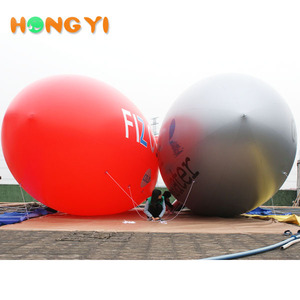 Hongyi personalizado rojo helio inflable dirigible publicitario portátil Banner aire Zeppelin dirigible garantía de la marca - Product Image 3