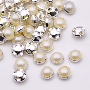 All'ingrosso 8mm per cucire applicazioni di perle bianche per cucire su Strass AB oro argento artiglio pietre di cristallo Flatback rotondo Strass perline - Product Image 4