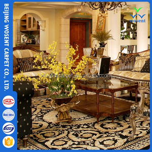 Tapis <span class=keywords><strong>professionnel</strong></span> fait main tufté à la main en laine/soie à poils longs, motif floral, <span class=keywords><strong>pour</strong></span> voiture, résistant au feu, écologique, adapté aux animaux domestiques - Product Image 5