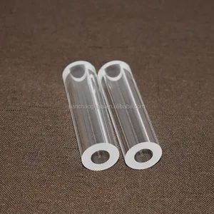 High pressure heat resistant frosted quartz glass tube for water treatment