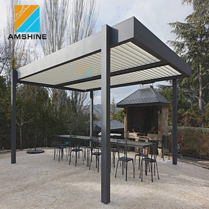 0-90 grados abrir y cerrar rejilla impermeable techo <span class=keywords><strong>pergola</strong></span> - Product Image 3