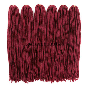 <strong>Synthetic</strong> High Temperature Fiber Faux Locs Crochet Hair Extension Jumbo Braid and Goddess Locs Durable <strong>Synthetic</strong> <strong>Dreadlocks</strong> - Product Image 3