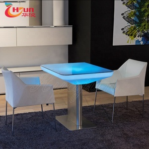 Color Changing Illuminated <strong>Square</strong> Led Light Furniture <strong>Side</strong> Coffee <strong>Table</strong> - Product Image 6