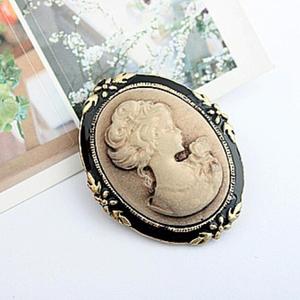 <span class=keywords><strong>Broche</strong></span> élégante de Portrait de reine Style Vintage, <span class=keywords><strong>broche</strong></span> Cameo pour <span class=keywords><strong>bijoux</strong></span> de mariage anciens, à la mode, nouvelle collection - Product Image 1