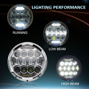 Luz de Carretera 75 w 6750lm luz de Cruce 25 w 22500 m Led Faro 7 "Jeep - Product Image 4