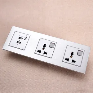 Different Function Panel Universal Socket USB Power Wall Socket