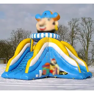 Panjat dikombinasikan dengan perosotan ukuran dewasa, kastil pantul dapat ditiup dengan perosotan air untuk dijual - Product Image 6