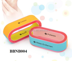 Forme ronde écologique en douceur 4 étapes <span class=keywords><strong>manucure</strong></span> Nail Art beauté vernis tampons bloc - Product Image 1