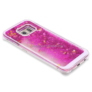 Bling Sao Cát Lún Cát Rõ Ràng Cover Quay Lại Năng Động Lỏng Trường Hợp Capa Fundas Trường Hợp Đối Với <span class=keywords><strong>Samsung</strong></span> <span class=keywords><strong>Galaxy</strong></span> <span class=keywords><strong>S7</strong></span> Cạnh - Product Image 3