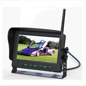 Waterproof Security 7 inch 2.4G Digital Wireless Monitor Camera System For Bus