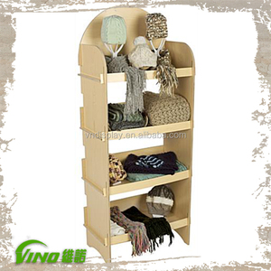 De ropa de madera estante de exhibición de madera de prendas de vestir rack piso de rack - Product Image 4