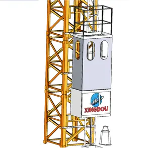 CE onaylı yük 500kg küçük endüstriyel raf kaldırma mil mini raf vinç