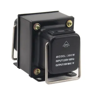 TC-300 300W 110V/220V Single Phase Step Up&amp;Step Down <strong>Transformer</strong> with Toroidal Coil Aluminum Wire 80% Efficiency - Product Image 1